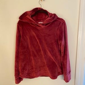 Pajamagram Velvet Sweatshirt - Maroon